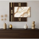Prestigious modern wall clock, Tratto model