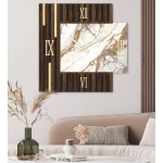 Prestigious modern wall clock, Tratto model