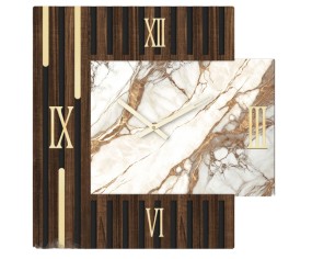 Prestigious modern wall clock, Tratto model