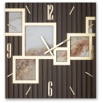 Moderne Wanduhr Modell Quadro