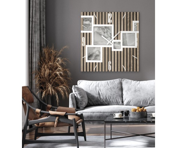 Modern wall clock Model Quadro