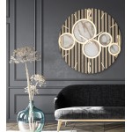 Elegant Rain Model Wall Clock