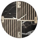 Runde Wanduhr mit Kreuz-Modell