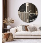 Round Cross Model Wall Clock