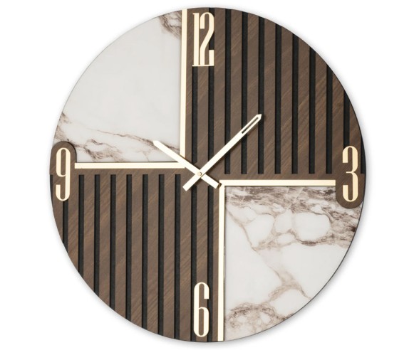 Round Cross Model Wall Clock