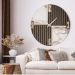Round Cross Model Wall Clock