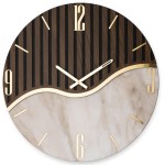 Orologio da parete elegante modello Waves