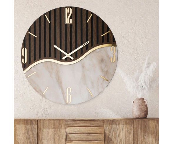 Orologio da parete elegante modello Waves