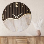 Elegant Waves model wall clock
