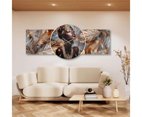 Mama künstlerisch repräsentative Wanduhr 2