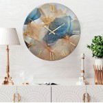 Petali model floral wall clock