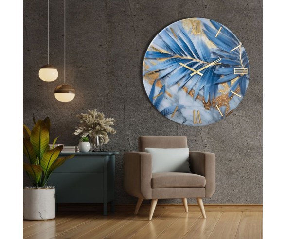 Flora model floral wall clock