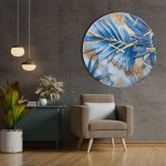 Flora model floral wall clock