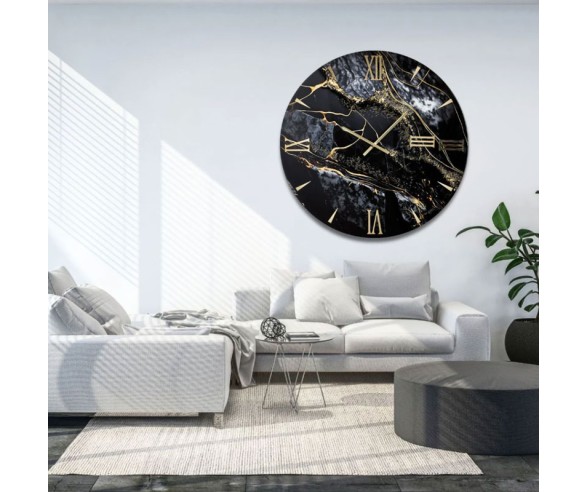 Elegante Wanduhr Modell Etna