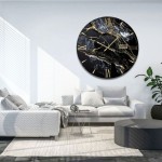 Elegante Wanduhr Modell Etna