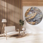 Feathers model wall clock