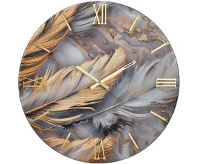 Wanduhr Modell Federn