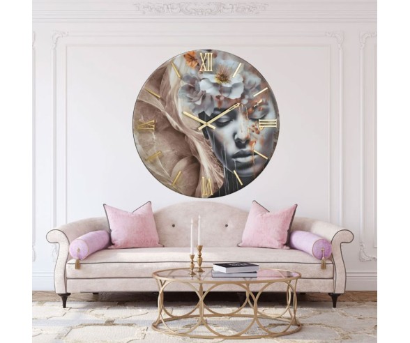 Orologio da parete di design artistico modello Afrodite