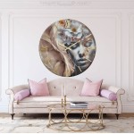Orologio da parete di design artistico modello Afrodite