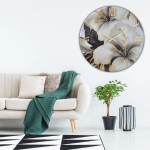 Tropicana Floral Wall Clock