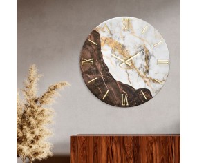 Taburno Wanduhr mit Marmoreffekt 2