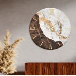 Orologio da parete effetto marmo modello Taburno