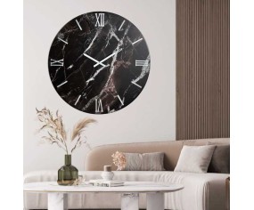 Wanduhr mit Marmor-Effekt Brown modell 2