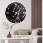 Wanduhr mit Marmor-Effekt Brown modell