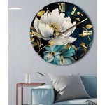 Primavera floral wall clock