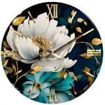 Blumen-Wanduhr Primavera modell