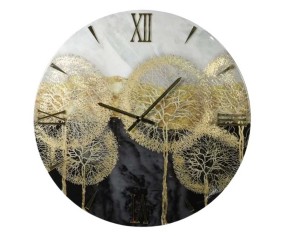 Orologio da parete made in italy modello Oro nero