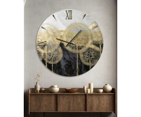 Orologio da parete made in italy modello Oro nero 2