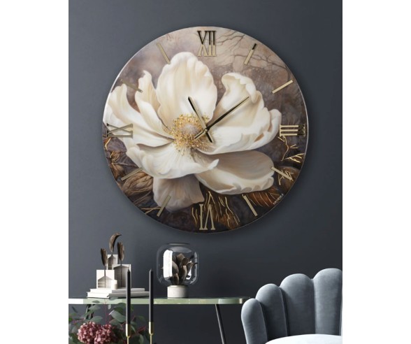 Orologio da parete rotondo modello Fiore