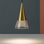 Ideal lux sospensione moderna serie cono 1 luce Ø 15cm