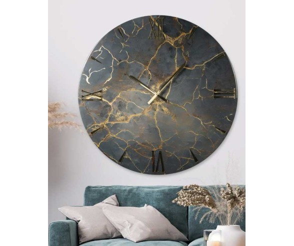 Ottano-Wanduhr mit Marmoreffekt