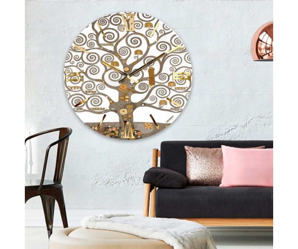 Klimt Modell Wanduhr