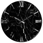 Orologio da parete effetto marmo nero modello Black Orologio da parete effetto marmo nero modello Black