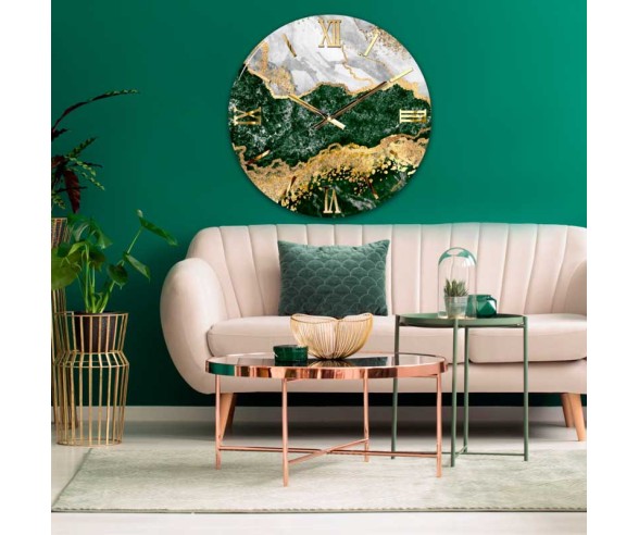 Orologio da parete di prestigio modello Smeraldo