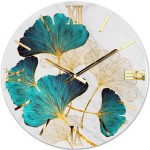 Orologio da parete floreale modello Aria