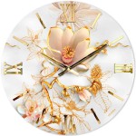 Orologio da parete floreale modello Jasmine