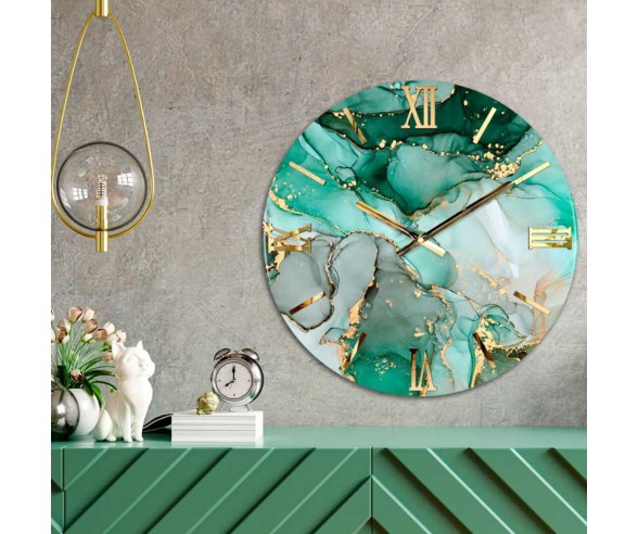 Modern wall clock model Petrolio