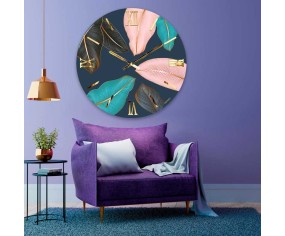 Orologio da parete floreale modello Pampas 2