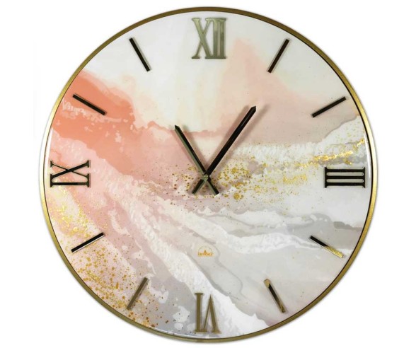 Liquid model wall clock