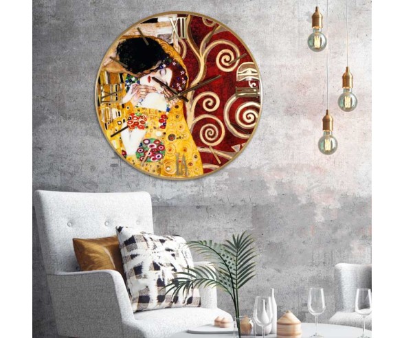 Il bacio model wall clock