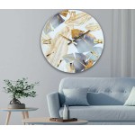 Ficus-Blumen-Wanduhr