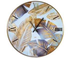 Orologio da parete floreale modello Ficus