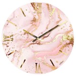 Moderne Wanduhr, Modell Pink