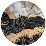 Gold model wall clock