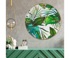 Orologio da parete floreale modello Jungle 2