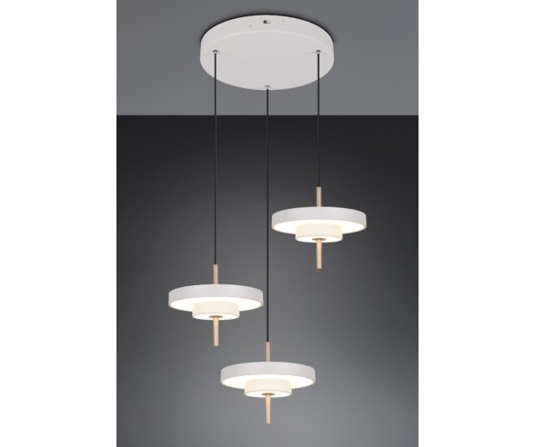 Trio Lighting Sospensione Rotonda Keaton